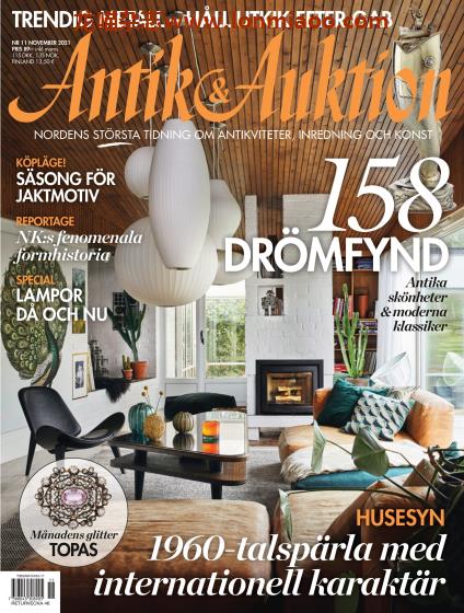 [瑞典版]Antik & Auktion 室内家居设计 PDF电子杂志 2021年11月刊